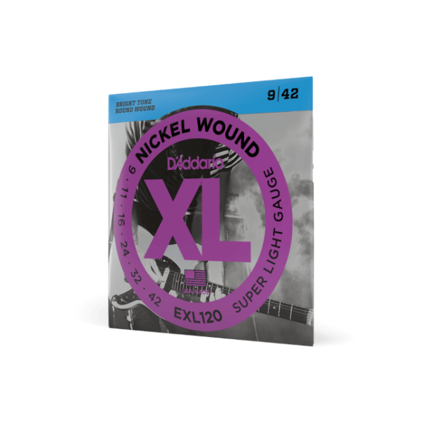 D´Addario EXL120 Nickel Wound, Super Light, 9-42